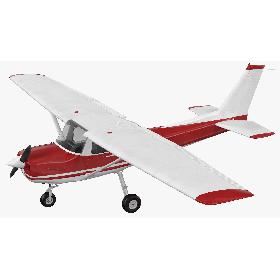 Civil Aircraft Rigged 3D